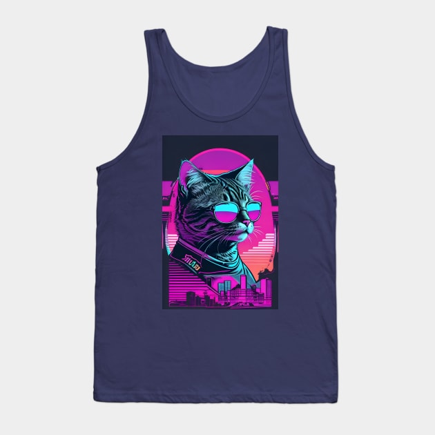 COOL Cats ! no1 Tank Top by Buff Geeks Art